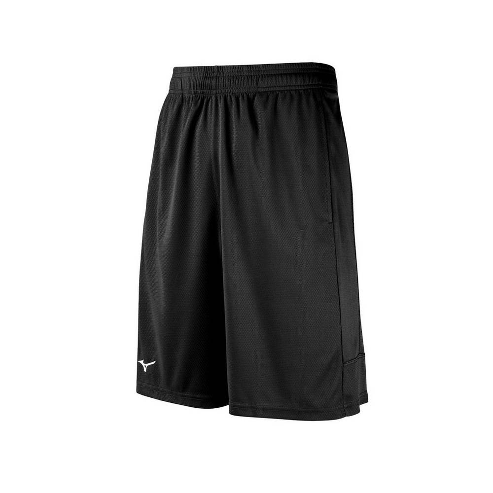 Pantalones Cortos Mizuno Foray Hombre Negras Ofertas RVAY-59807